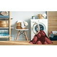 thumbnail image 2 of Ahgly Company Machine Washable Indoor Square Transitional Grapefruit Red Area Rugs, 8' Square, 2 of 7