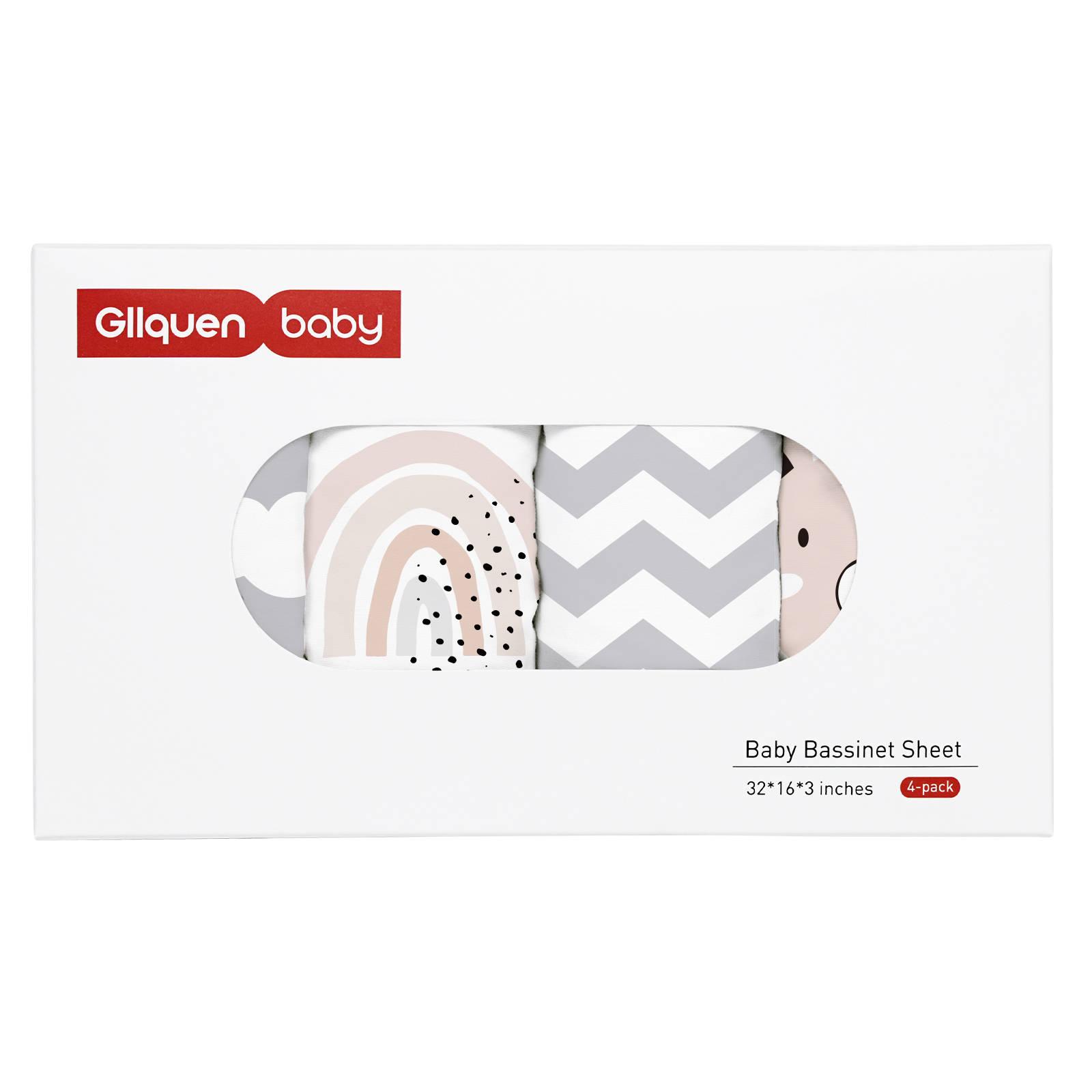 Gllquen Baby Premium Bassinet Sheets 4 Pack photo 8