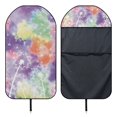 thumbnail image 6 of POLERO Terry Cloth Car Seat Cover Machine Washable, Compatible with Truck Seat Van, Bucket Seat Protector Fit for Sedan Vehicle Tie Dye Dandelion 1 Pack, 6 of 7
