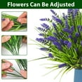 thumbnail image 3 of 24 Bundles Artificial Flowers for Outdoors, Artificial Plants UV Resistant Fake Flowers Greenery Shrubs Plants for Decoration Outdoor Plants Hanging Planter Home Garden Decor, 3 of 5