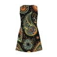 thumbnail image 4 of Staron Robe d'Été pour Femmes en Liquidation à Moins de 10 $ Sans Manches, par-Dessus de Maillot de Bain, Robe Décontractée de Plage avec Poche, Été, Ample, Printemps, Col en V, Voyage, Vacances, Robes, 4 of 7