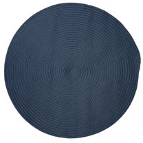 BR57R072X072 Boca Raton - Lake Blue 6' round Rug, 100% Polypropylene - Round.