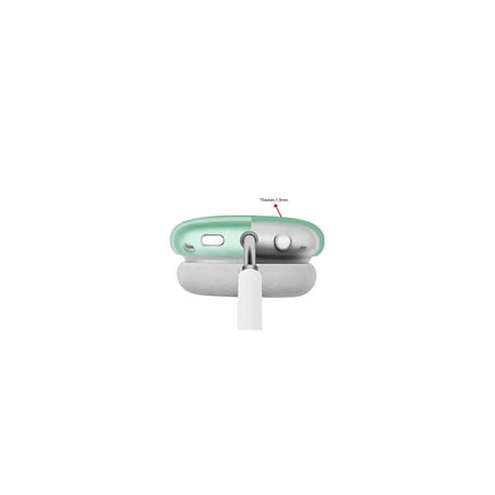 SaharaCase - Hybrid Flex Case for Apple AirPods Max - Transparent Green