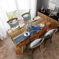 thumbnail image 3 of Thanksgiving Farmhouse Pumpkin Rectangle Tablecloths 60x90,Retro It's Fall Y'all Table Cloth Table Cover Indoor/Outdoor Tabletop Decor for Wedding Holiday Party Dinner Baby Shower, 3 of 7