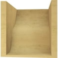 thumbnail image 4 of 10"W x 10"D x 10"H Wide Greensboro Rough Cedar Woodgrain TimberThane Corbel, Primed Tan, 4 of 6