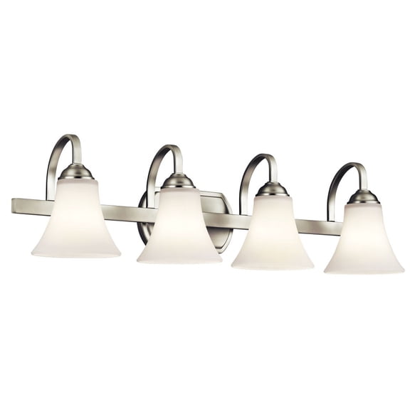 Open Box Kichler Lighting Keiran 30 Inch 4 Light Bath Vanity Light Keiran - 45514NI - Transitional
