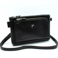 thumbnail image 4 of Leather Crossbody Bag Black Clip-on Everyday Purse Waist Bag for Women by Juzar Tapal Collection, 4 of 10