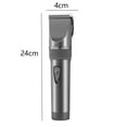 thumbnail image 2 of Cortapelos para hombres, cortapelos inalámbricos recargables silenciosos con tijeras profesionales, 2 of 5