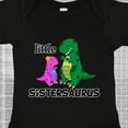 thumbnail image 4 of Inktastic Little Sistersaurus Girls Baby Bodysuit, 4 of 5