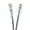 Gray, variant on Micro Connectors 25 ft. Ultra Slim 28AWG Cat6 UTP RJ45 Patch Cables, Gray - Pack of 5