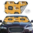 thumbnail image 2 of Balery Corgi Windshield Sun Shade, Car Front Window Sunshade Cover ,Automotive Interior Portected Blocks Uv Rays For Car Pickup Truck Suv Accessories- Small, 2 of 7