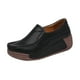 thumbnail image 3 of Zapatos casuales de mujer con plataforma, suela gruesa, suaves y con movimiento para el trabajo, talla 38 negro, 3 of 9