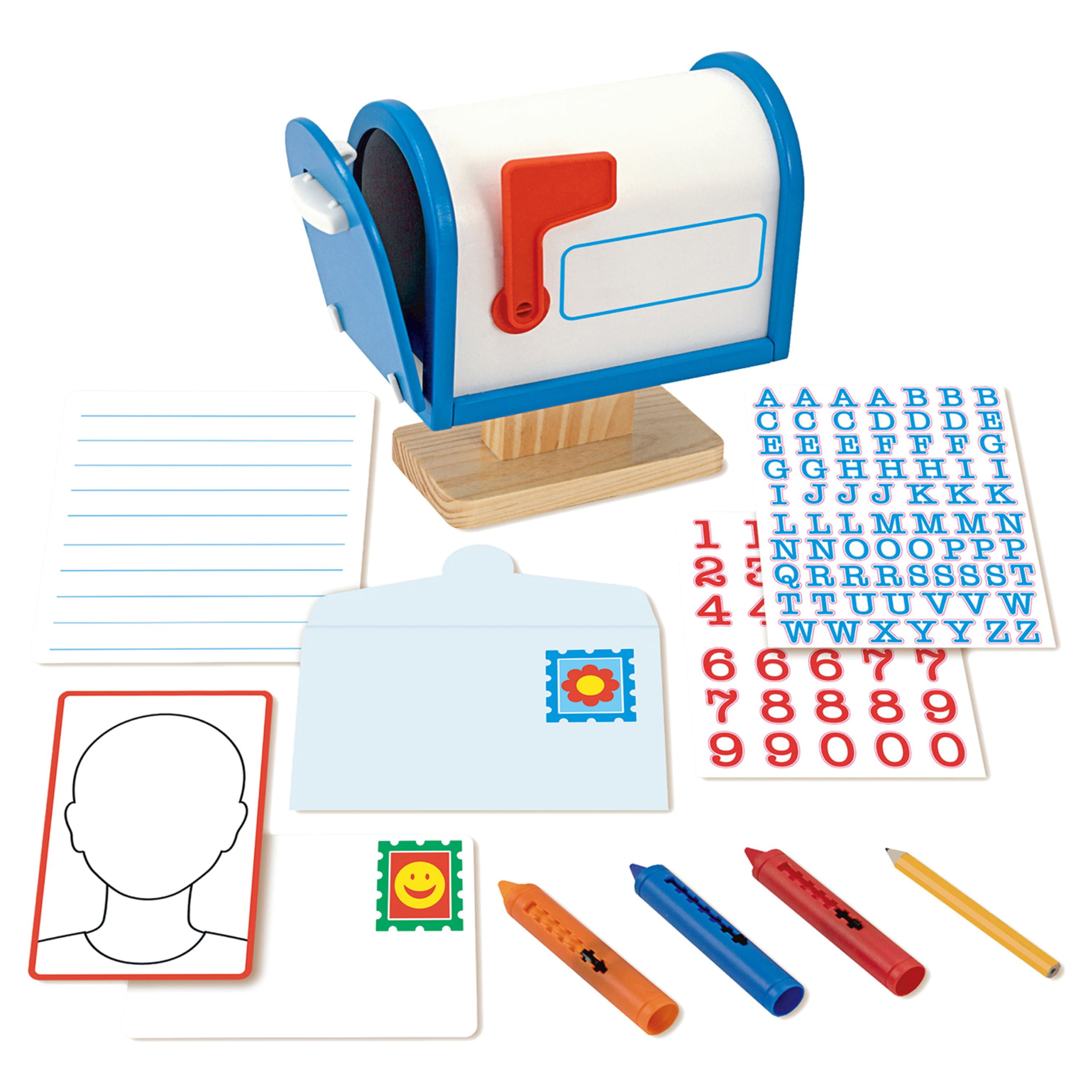 Melissa & Doug My Own Wooden Mailbox Activity Set and Educational Toy