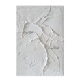 thumbnail image 3 of Pintura al óleo pintada a mano con líneas abstractas blancas y gruesas, decoración de pared moderna, diseño gris, pinturas acrílicas, lienzo artístico para pared, 3 of 5