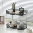thumbnail image 3 of Xinyolin 1/2/3 Pcs Cosmetic Storage Rack Transparent Large Capacity Detachable Multi-Tier Great Load Bearing Bathroom Under Sink Organizer Kitchen Pantry Storage Box, 3 of 8