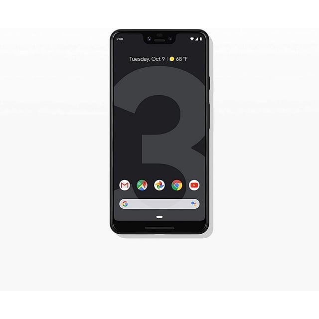 Google Pixel 3 XL, 64 Gb, Negro, 100% Auténtico Google Google Pixel 3 XL / Smartphone / Reacondicionado