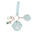 thumbnail image 1 of Cute Cat Paw Keychain Key Ring Bag Charm Pendant Gift for Girls, 1 of 8
