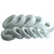 thumbnail image 5 of Cubiertas de auriculares de espuma de cuero esponja blanca premium - tamaños de 45 mm a 110 mm para, 5 of 12
