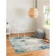 thumbnail image 1 of Unique Loom 3144037 6 x 6 ft. Avalon Chromatic Square Rug, Light Blue, 1 of 1