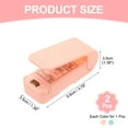 thumbnail image 2 of Uxcell 2Pcs Portable Mini Sealing Machine, Handheld Food Heat Vacuum Sealers for Plastic Bags, Pink/Blue, 2 of 6