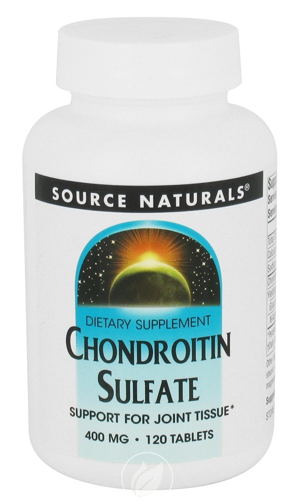 Source Naturals Chondroitin Sulfate 400mg, 120 Tablets, Pack of 2