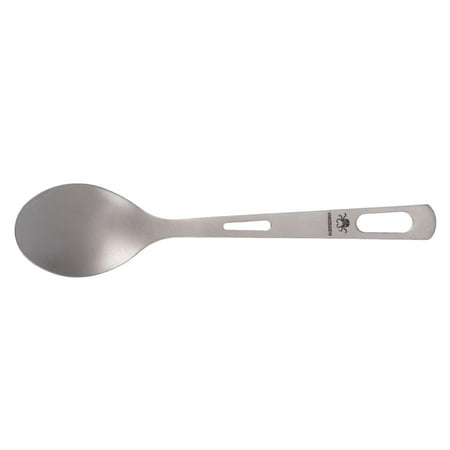 

Lightweight Titanium Spoon Camping Flatware Utensil Dinnerware Tableware Cutlery