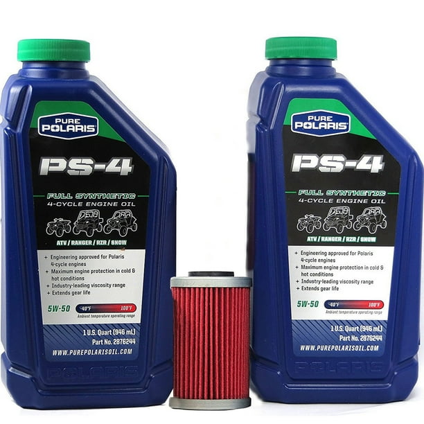 Polaris New OEM ATV Oil & Filter Change Kit, Outlaw 525, 2520754