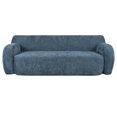 thumbnail image 6 of Euroco Modern Curved Sofa with Extra-Deep Seats, Streamlined Ergonomic Design, High-Density Foam Cushions, No Assembly Required – Cloud-Like Upholstery for Living Room, 6 of 9