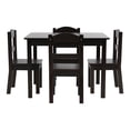 thumbnail image 1 of Tot Tutors Kids` Table and 4-Chair Set, Espresso, 1 of 4
