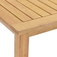 thumbnail image 6 of Modway Syracuse Patio Dining Table and Bench Set in Natural and Gray, 6 of 8