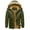 Z2-Green-mens fall winter clothes, variant on Men's Winter Coat Warm Parka Jacket with Faux Fur Removable Hood Windproof Fleece Lined Warm Winter Jacket Outwear with Pockets
