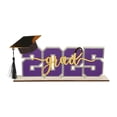 thumbnail image 1 of HLONK 2025 Graduation Season Decoration Grad Party Decor Graduation Party Grad Party Table Wood Sign Holiday Decorations for Home Festival Decor, 1 of 5