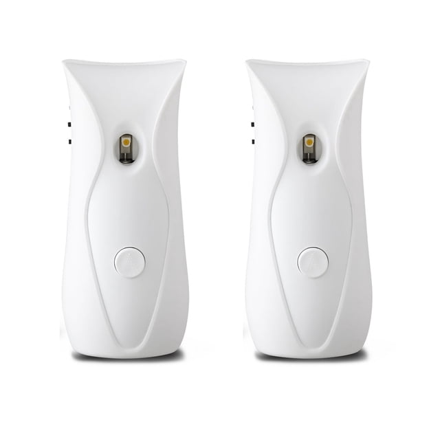 2X Dispensador Automático Ambientador de Aire Ambientador del Cuarto de Baño Temporizado En Aerosol Montado En la Pared