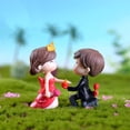 thumbnail image 3 of 2Pcs/Set Bride Groom Miniature Couple Wedding Ornaments Micro Landscape Decor Couple Halloween Gothic Lovers Romantic Bride & Groom Figurine Wedding Statuette, 3 of 8