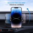 thumbnail image 2 of Soporte de teléfono Miracase para ventilación de coche universal negro, 2 of 6