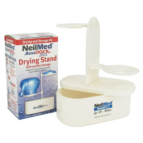 NeilMed Pharmaceuticals - NasaDock Plus Drying Stand with Packet Storage