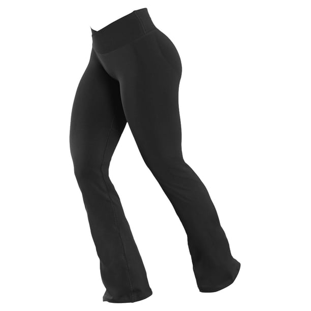 Pantalones de yoga para mujer, ropa deportiva versátil para perder peso, hacer ejercicio y caminar. Negro M