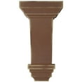 thumbnail image 2 of Ekena Millwork 4"W x 4 3/4"D x 8"H Small Jefferson Wood Vintage Decor Corbel, Weathered Brown, 2 of 6
