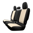 thumbnail image 1 of For 2020-2024 Jeep Gladiator FH Group Neoprene Waterproof Custom Fit Car Seat Covers - Rear Set Beige, 1 of 5