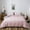 Pink / Grey, variant on Domdec Cozy 2-Tone Reversible Ultra Soft Heavy Comforter Set, Twin Size, Pink/Grey