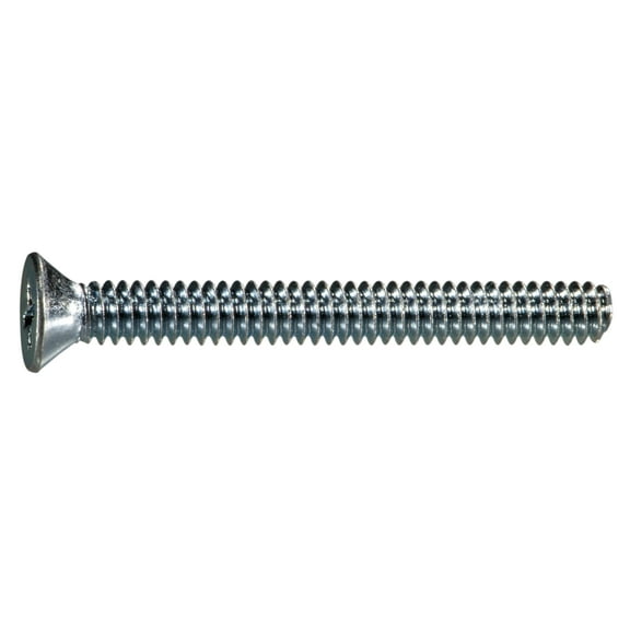 #10-24 x 1-3/4" Zinc Phillips Flat Head Machine Screws (100 pcs.)