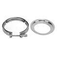 thumbnail image 2 of Band Reducer Clamp,5in to 4in Reducer Stainless Steel Flange Clamp Turbo Inlet Clamp Unbeatable Value, 2 of 8