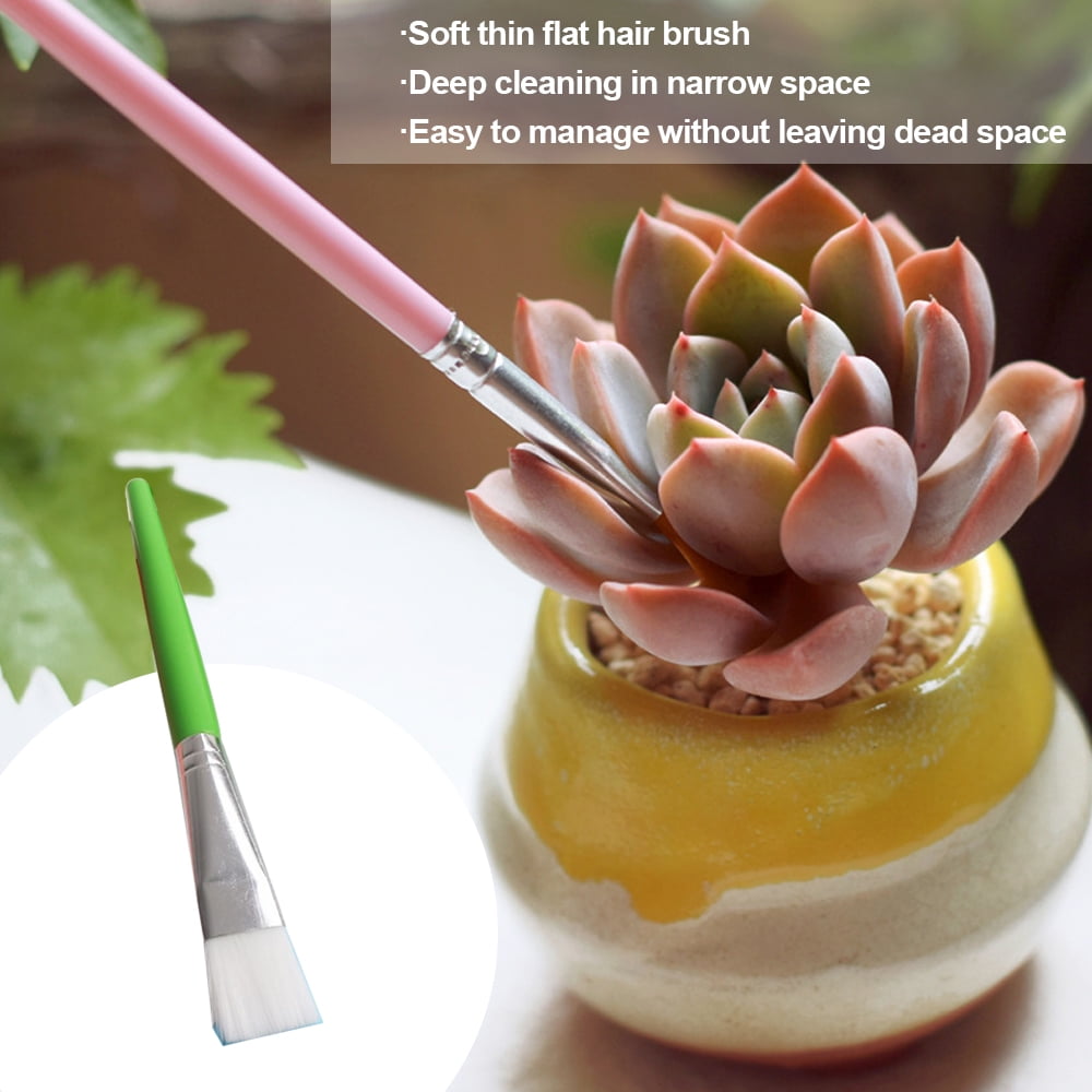 Succulent Gardening Soft Brushes Plant Foliage Dusting Cleaning