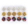 thumbnail image 3 of Accesorios para manualidades DIY, campanas de Navidad de 6mm-14mm, mezcla de colores, cuentas sueltas, pequeñas campanas de tintes, regalo de decoración de Navidad, 3 of 4