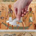 thumbnail image 4 of Dreamtimes Jigsaw Puzzle Egyptian Murals, 1000 PCS Large Puzzle Game Artwork for for Adults, Fun Challenging Brain Exercise Family Game Creative Gift for Friends Parents Grandparents, 4 of 7