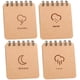 thumbnail image 1 of 4 cuadernos de bolsillo pequeños, bloc de notas portátil, mini cuaderno de bolsillo, 1 of 5