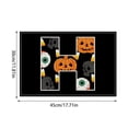 thumbnail image 2 of Wiueurtly Halloween Placemats Set Of 4 12x18 Inch Funny Table Mat Non Slip And Washable Linen Place Mat For Home Party Decoration, 2 of 5