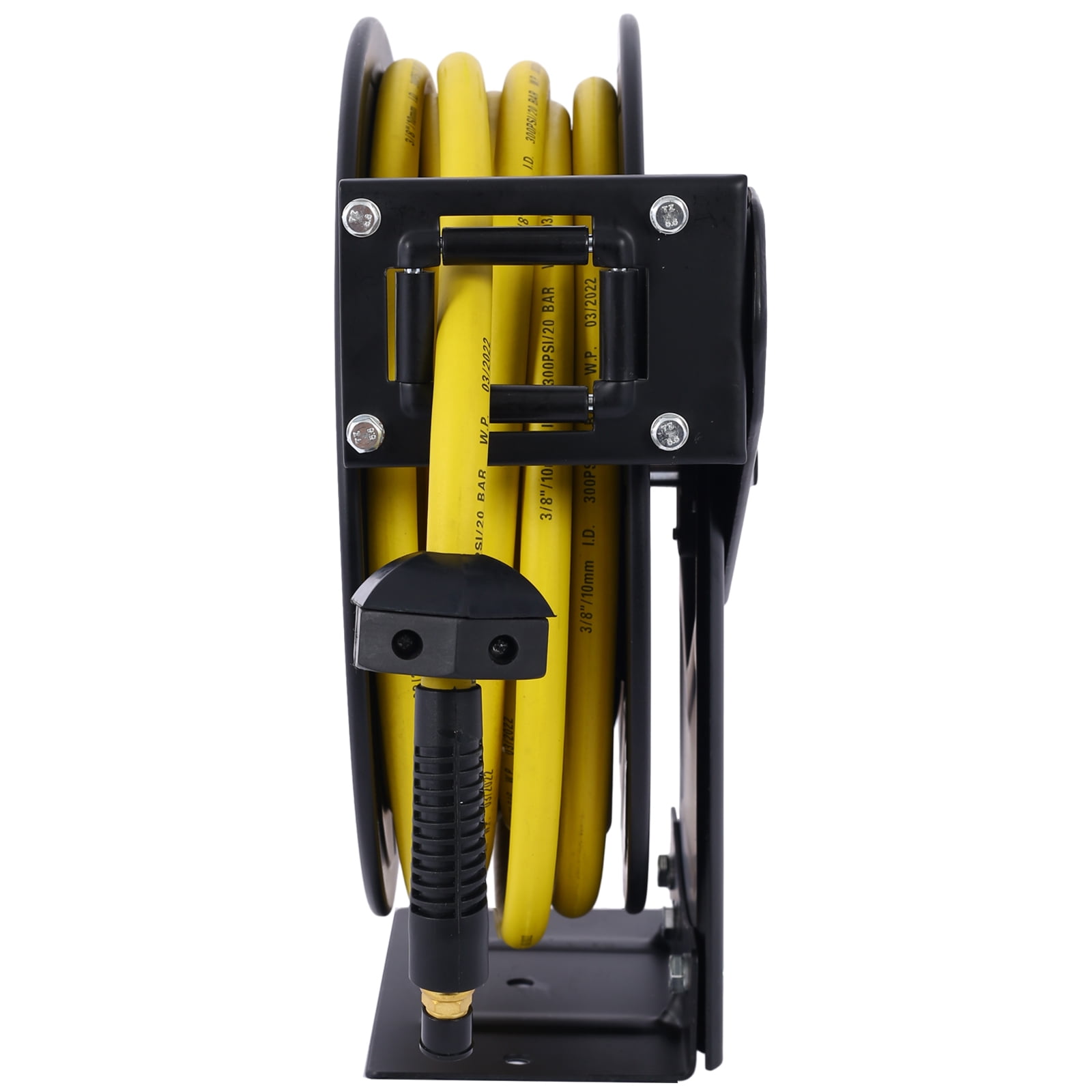 Steel Construction Easy to Install and Use 300 PSI Hose Air Reel Retractable for Garage Organization and Convenience