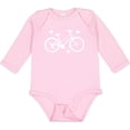 thumbnail image 3 of Inktastic Bicycle Cycling Bike Lover Girls Long Sleeve Baby Bodysuit, 3 of 5