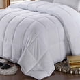 thumbnail image 2 of White Goose Feather Down Comforter 100% Cotton All Season Oversized -Full/Queen, 2 of 2
